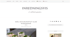 Desktop Screenshot of inredningsvis.se